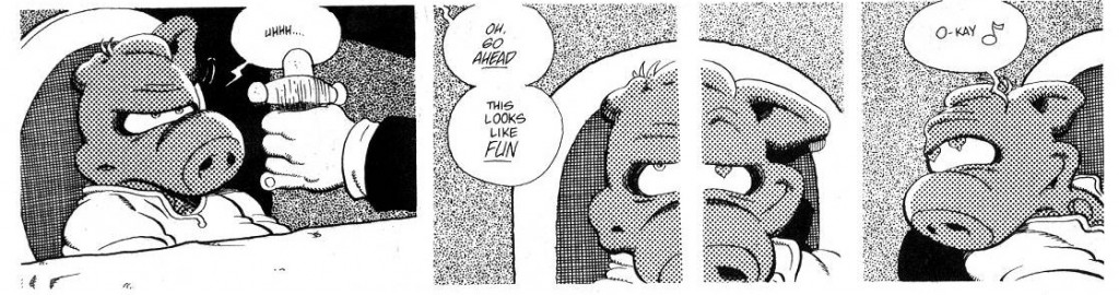 A sample of Dave Sim's "Cerebus"